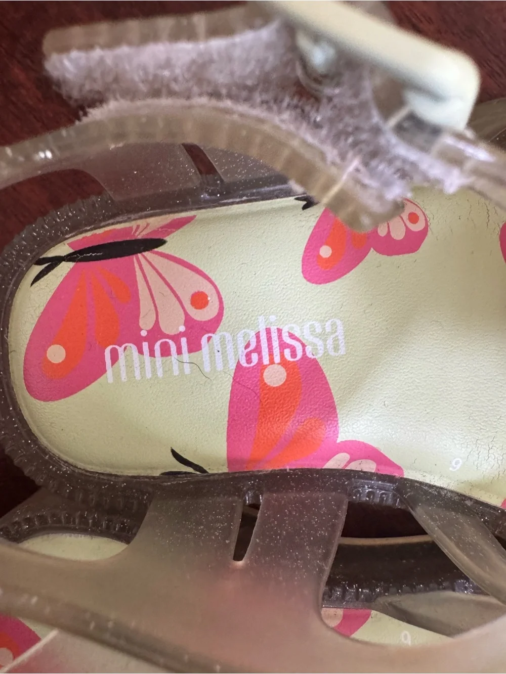 Mini Melissa Possession Fairy Toddler Girls Jelly Sandals